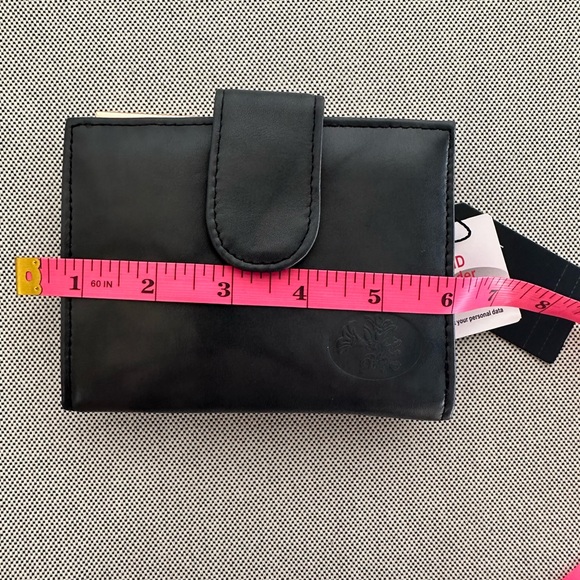 NWT Julie Buxton Black Leather Wallet - Picture 11 of 11